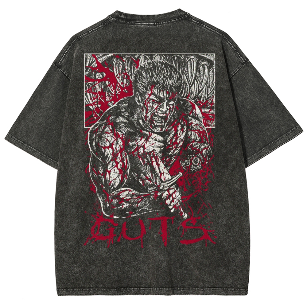 BERSERK Unisex Fit Washed T-Shirt 2502002333