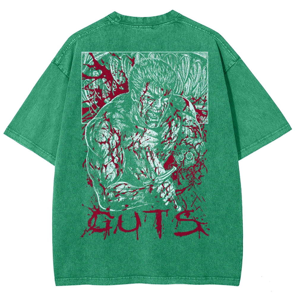 BERSERK Unisex Fit Washed T-Shirt 2502002333