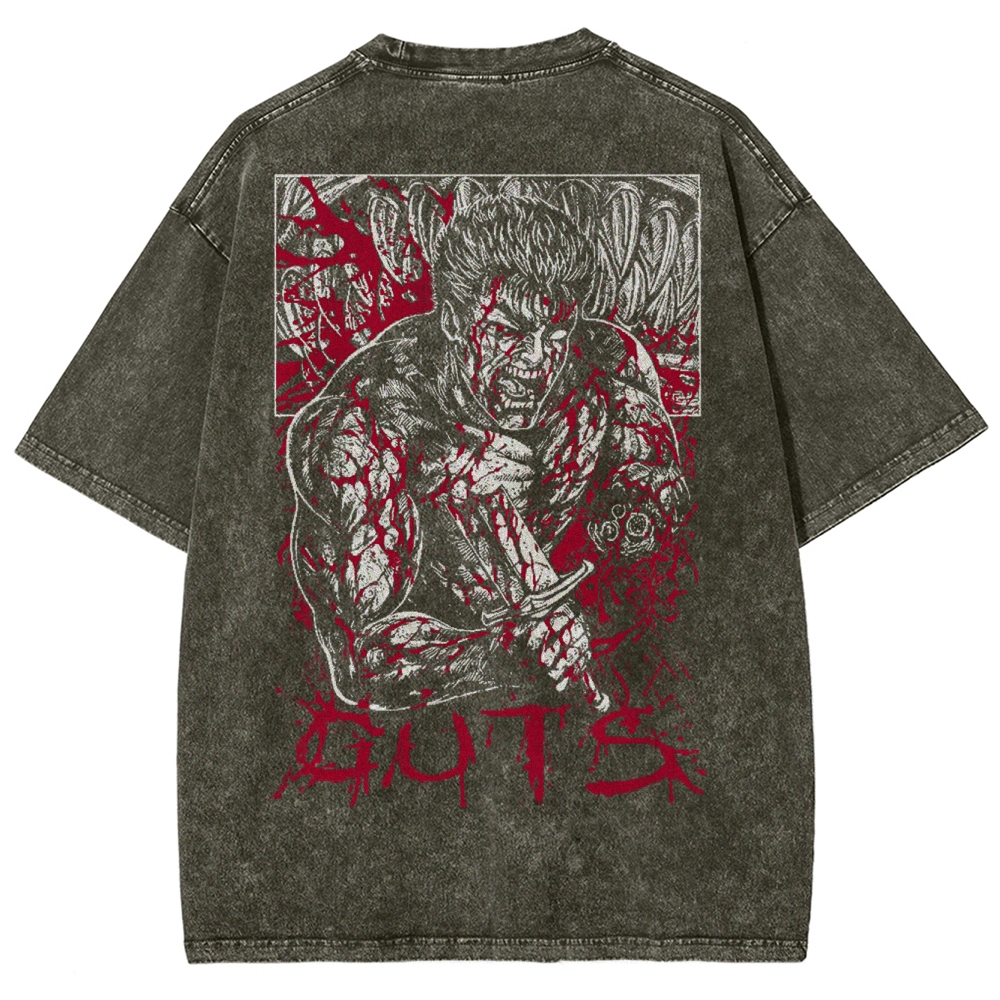 BERSERK Unisex Fit Washed T-Shirt 2502002333