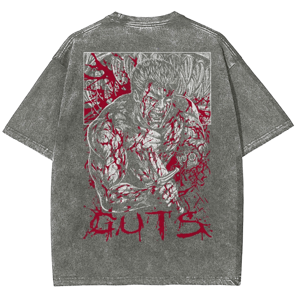 BERSERK Unisex Fit Washed T-Shirt 2502002333