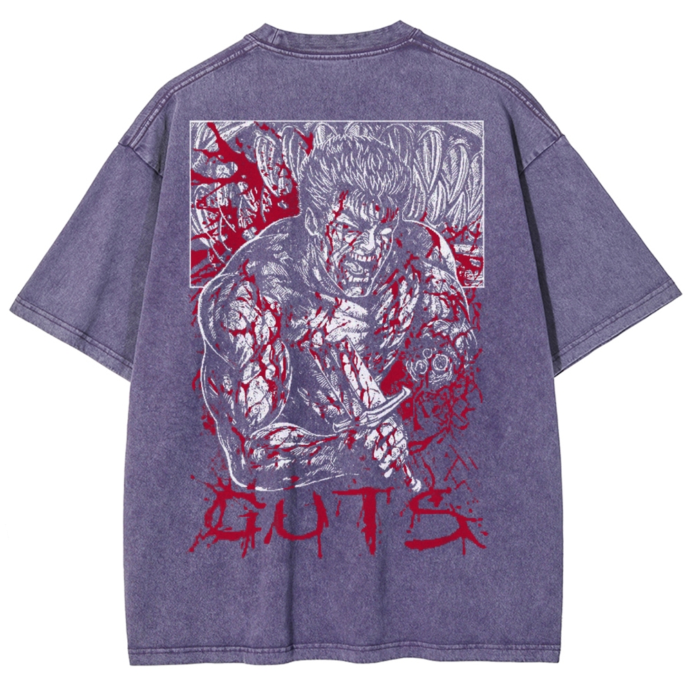 BERSERK Unisex Fit Washed T-Shirt 2502002333