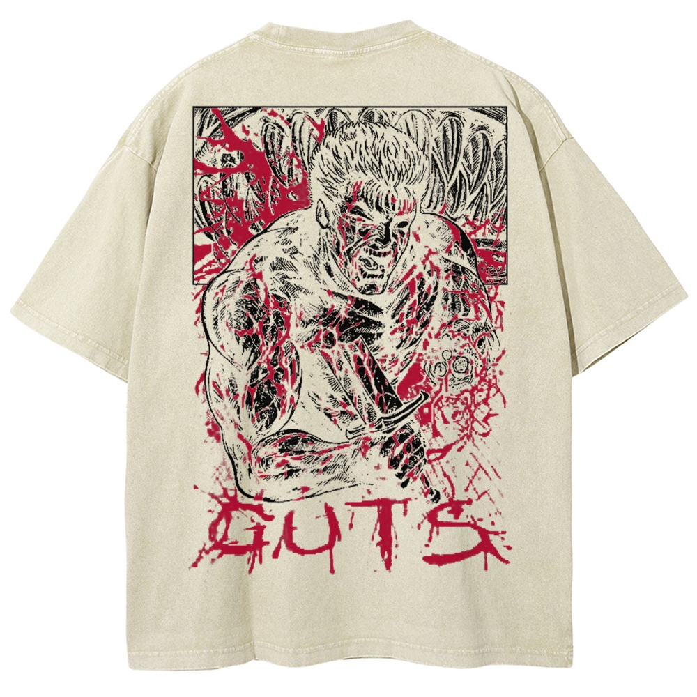 BERSERK Unisex Fit Washed T-Shirt 2502002333