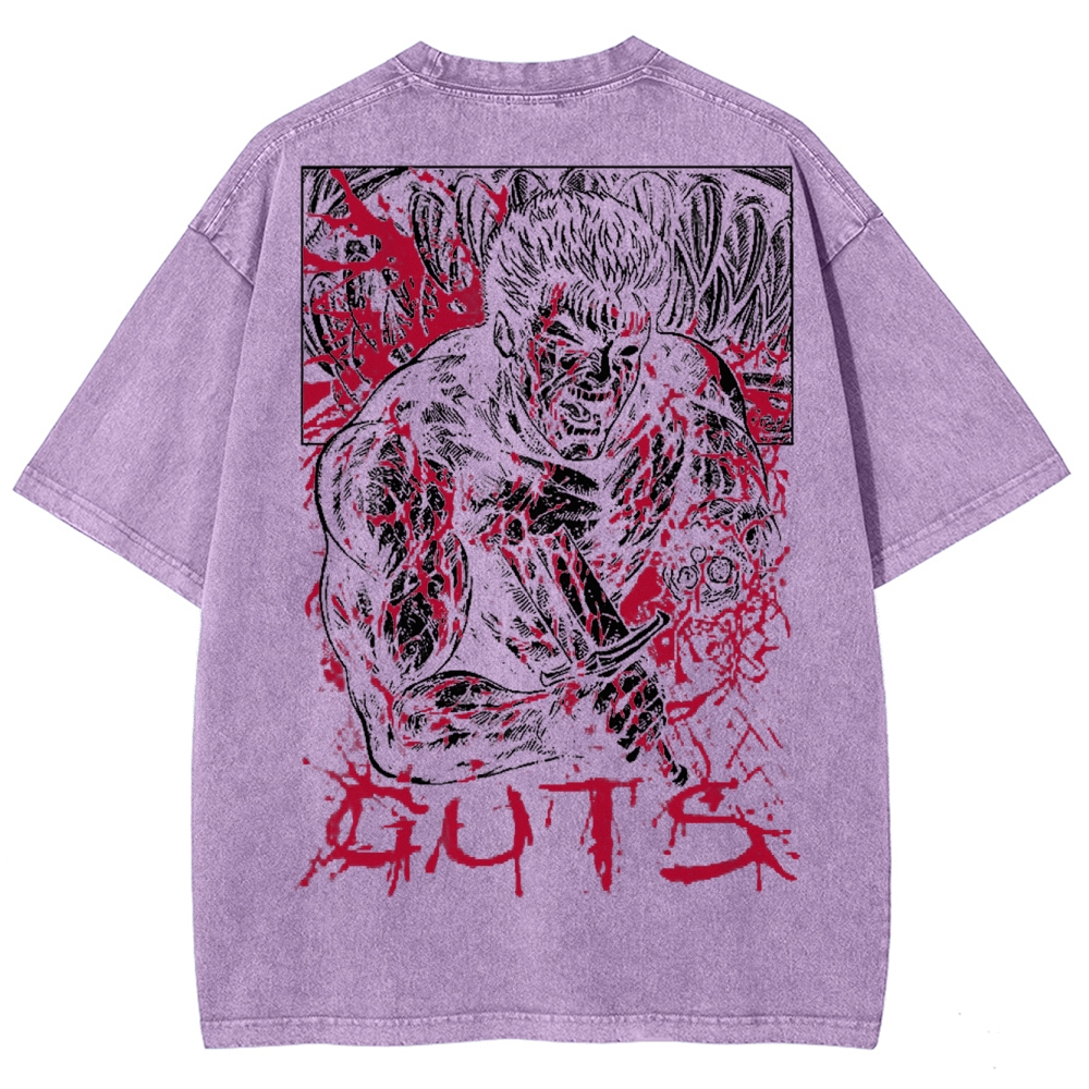 BERSERK Unisex Fit Washed T-Shirt 2502002333