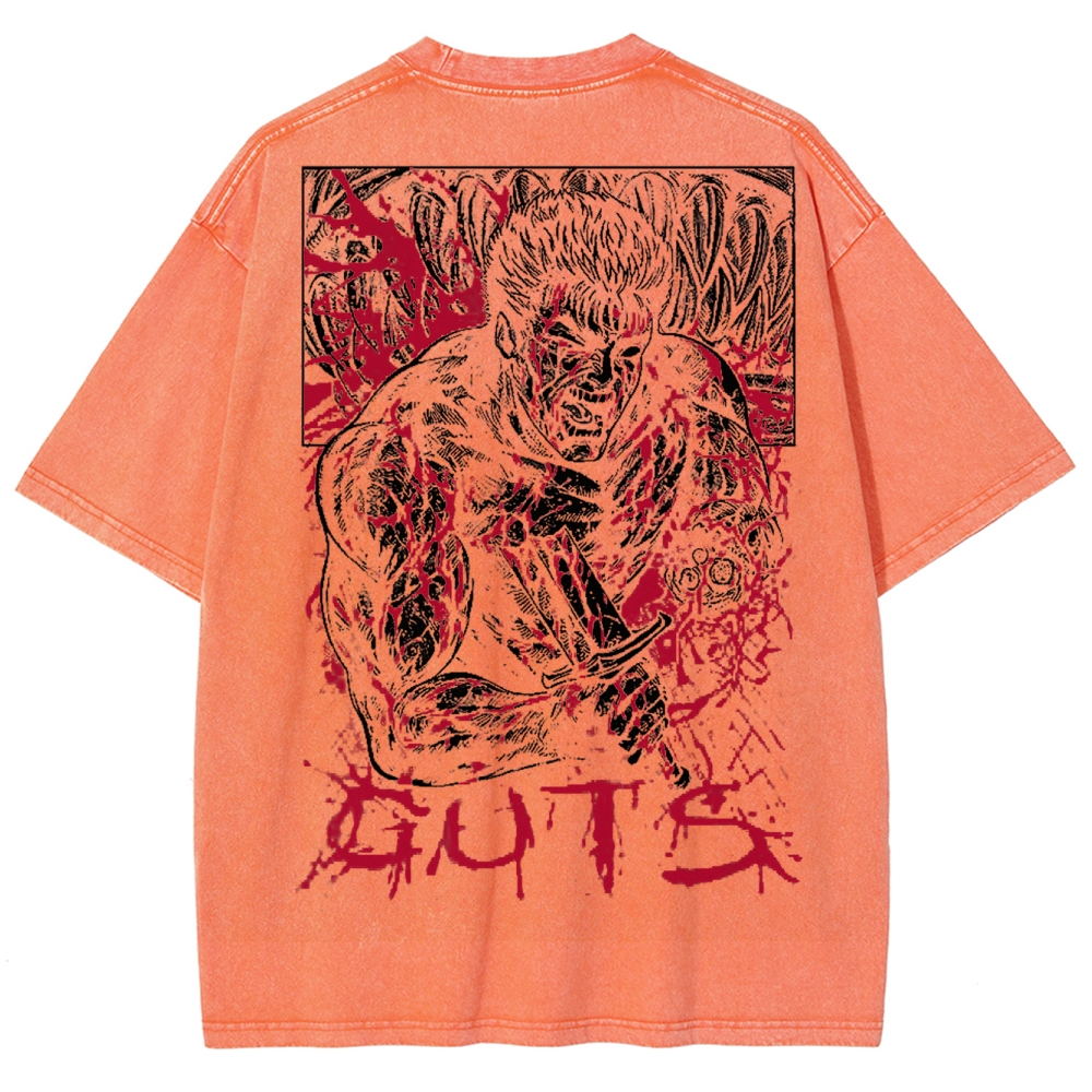 BERSERK Unisex Fit Washed T-Shirt 2502002333
