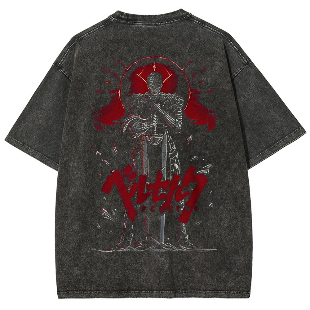 BERSERK Unisex Fit Washed T-Shirt 2502002343