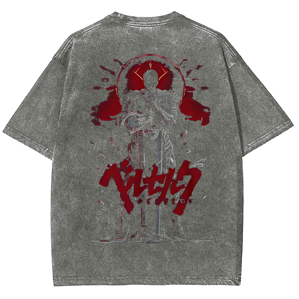 BERSERK Unisex Fit Washed T-Shirt 2502002343