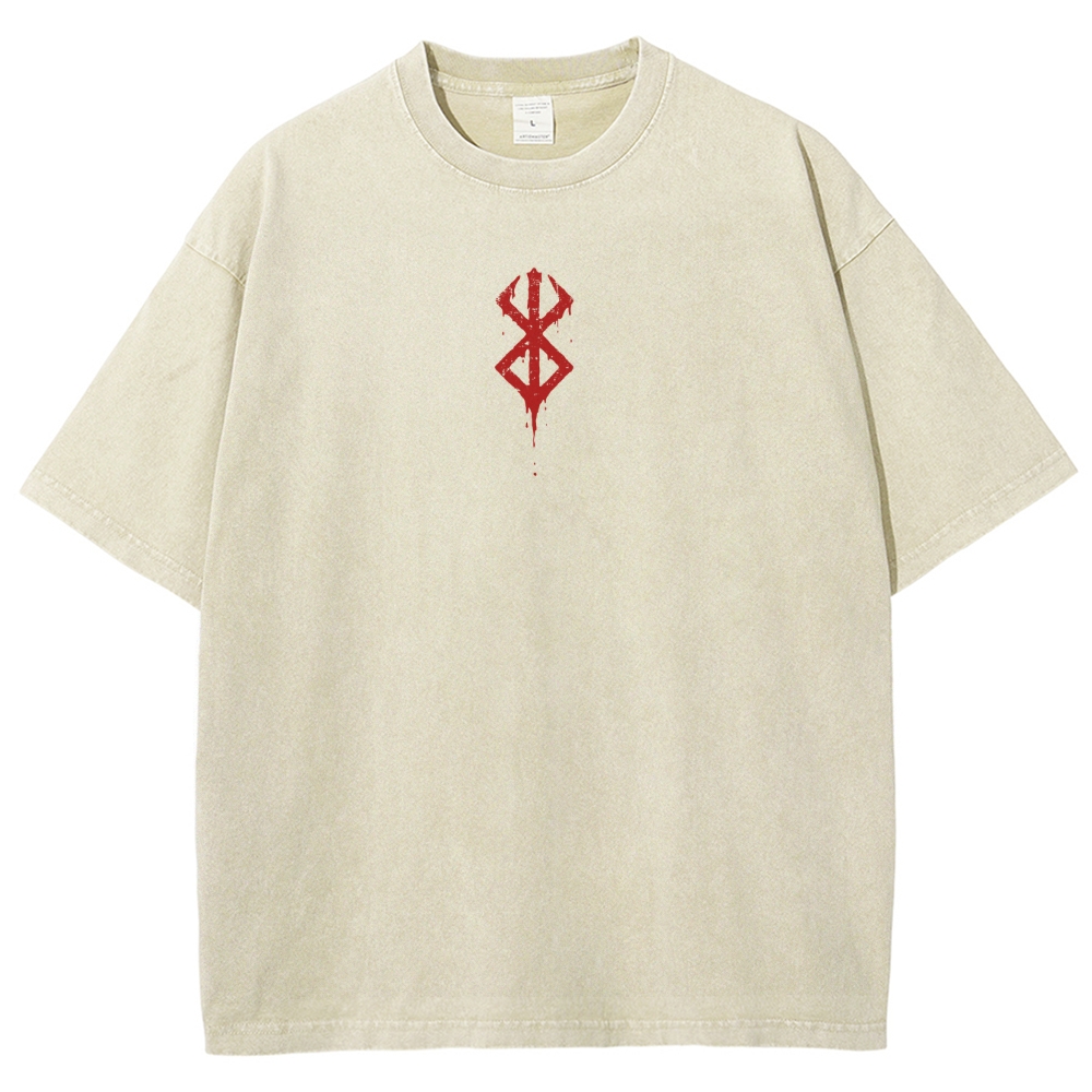 BERSERK Unisex Fit Washed T-Shirt 2502002343