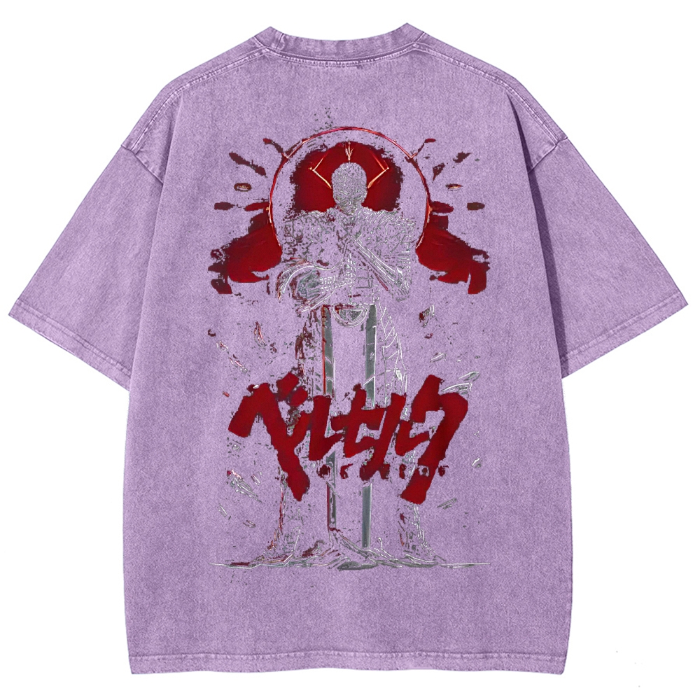 BERSERK Unisex Fit Washed T-Shirt 2502002343