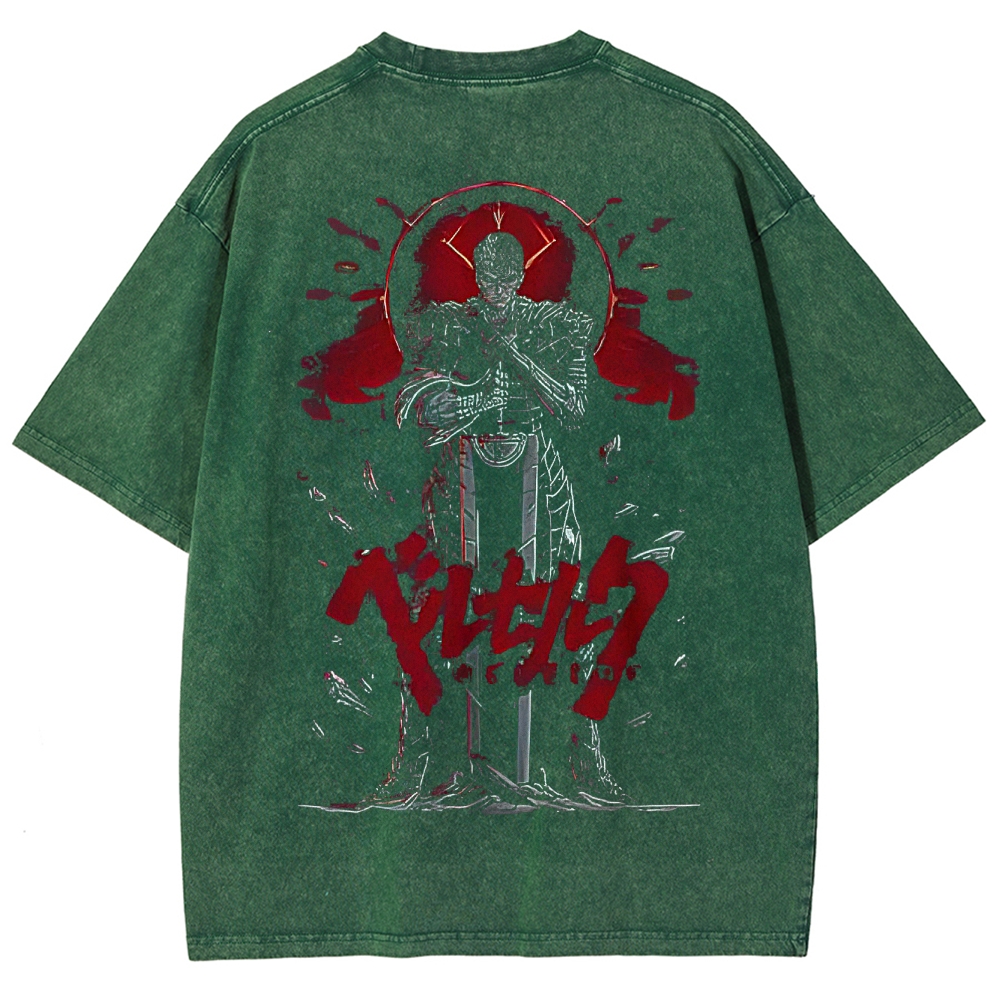 BERSERK Unisex Fit Washed T-Shirt 2502002343