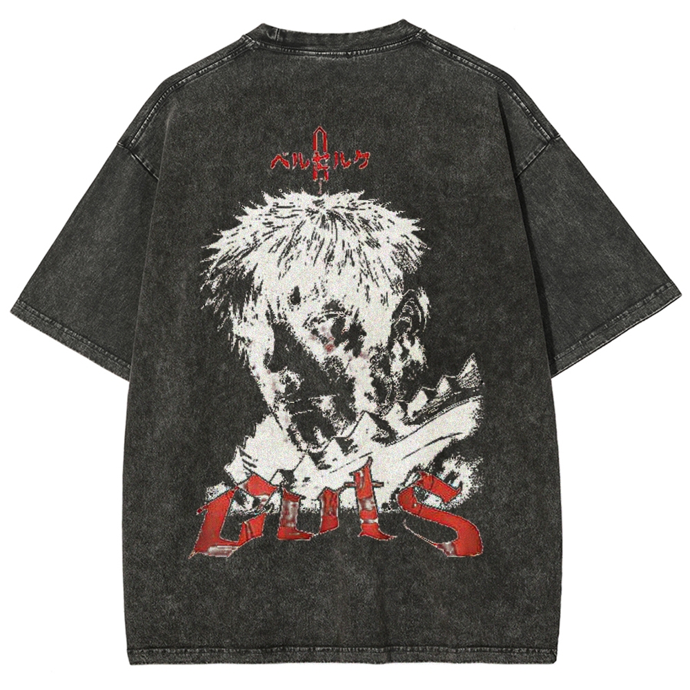 BERSERK Unisex Fit Washed T-Shirt 2502002353
