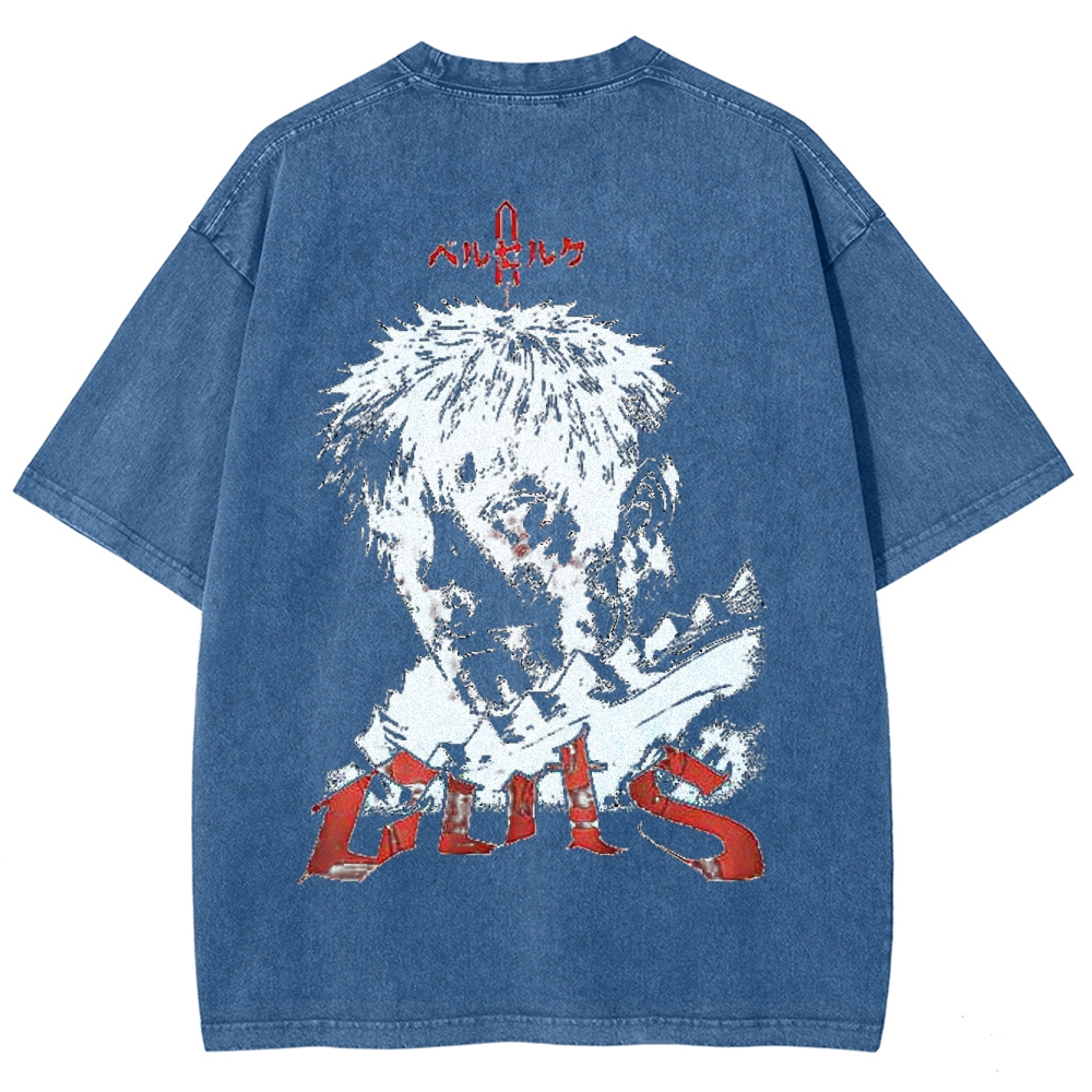 BERSERK Unisex Fit Washed T-Shirt 2502002353