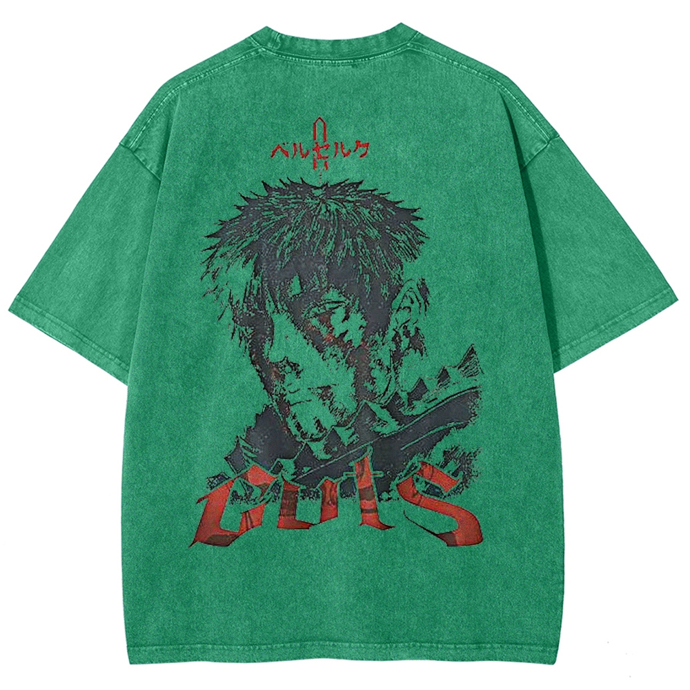 BERSERK Unisex Fit Washed T-Shirt 2502002353