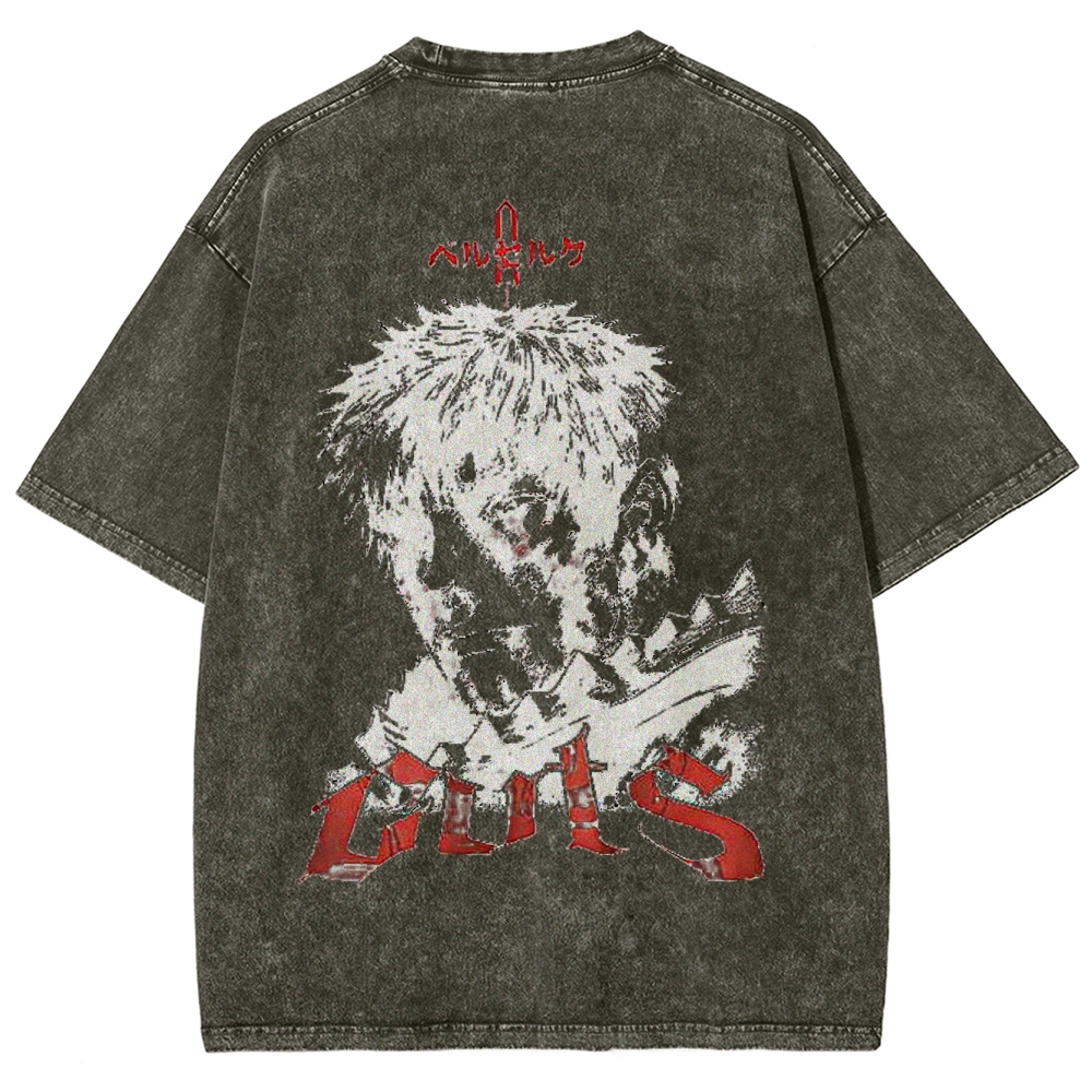 BERSERK Unisex Fit Washed T-Shirt 2502002353
