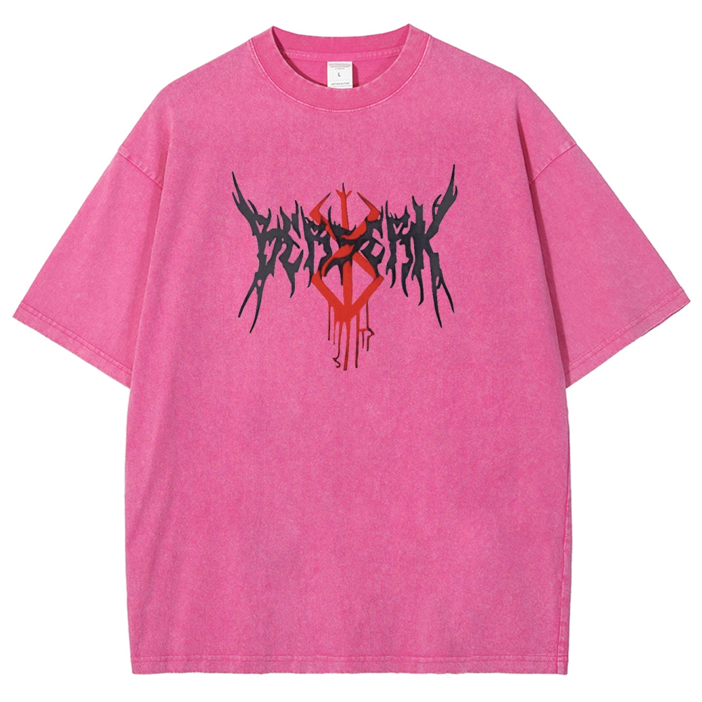 BERSERK Unisex Fit Washed T-Shirt 2502002353
