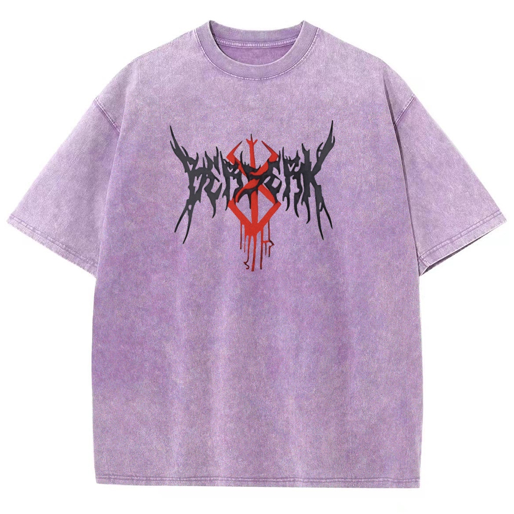 BERSERK Unisex Fit Washed T-Shirt 2502002353