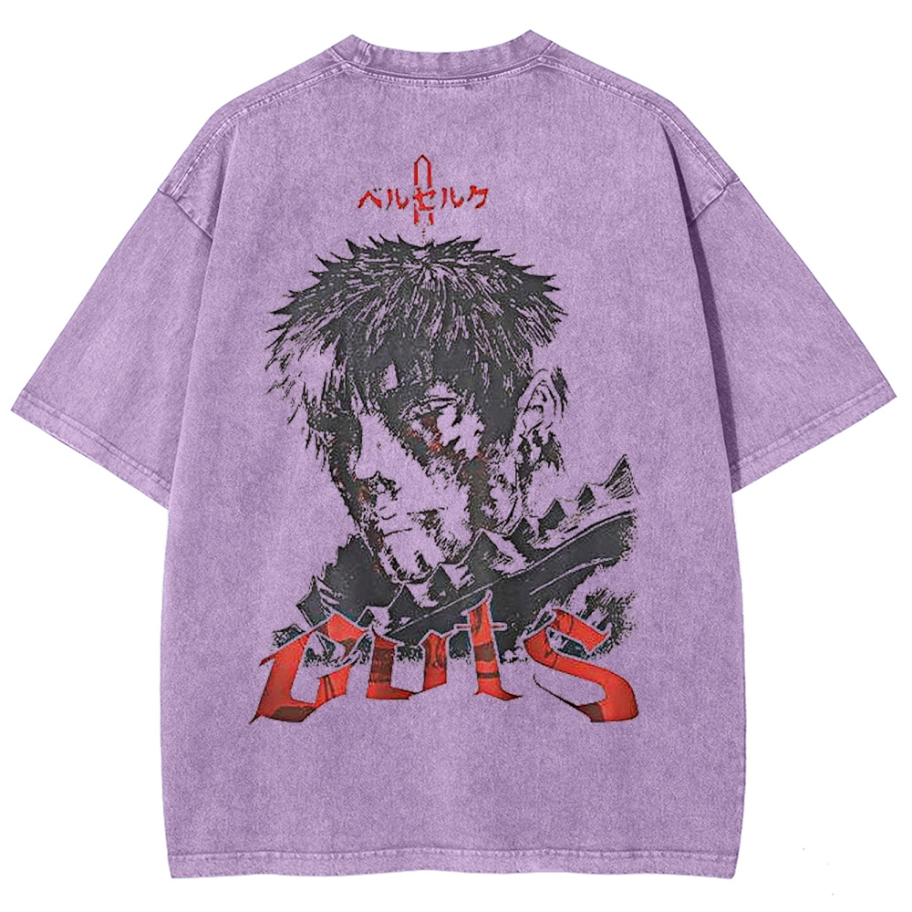 BERSERK Unisex Fit Washed T-Shirt 2502002353