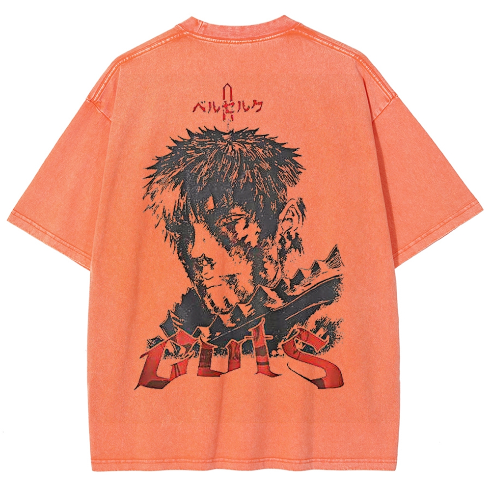 BERSERK Unisex Fit Washed T-Shirt 2502002353