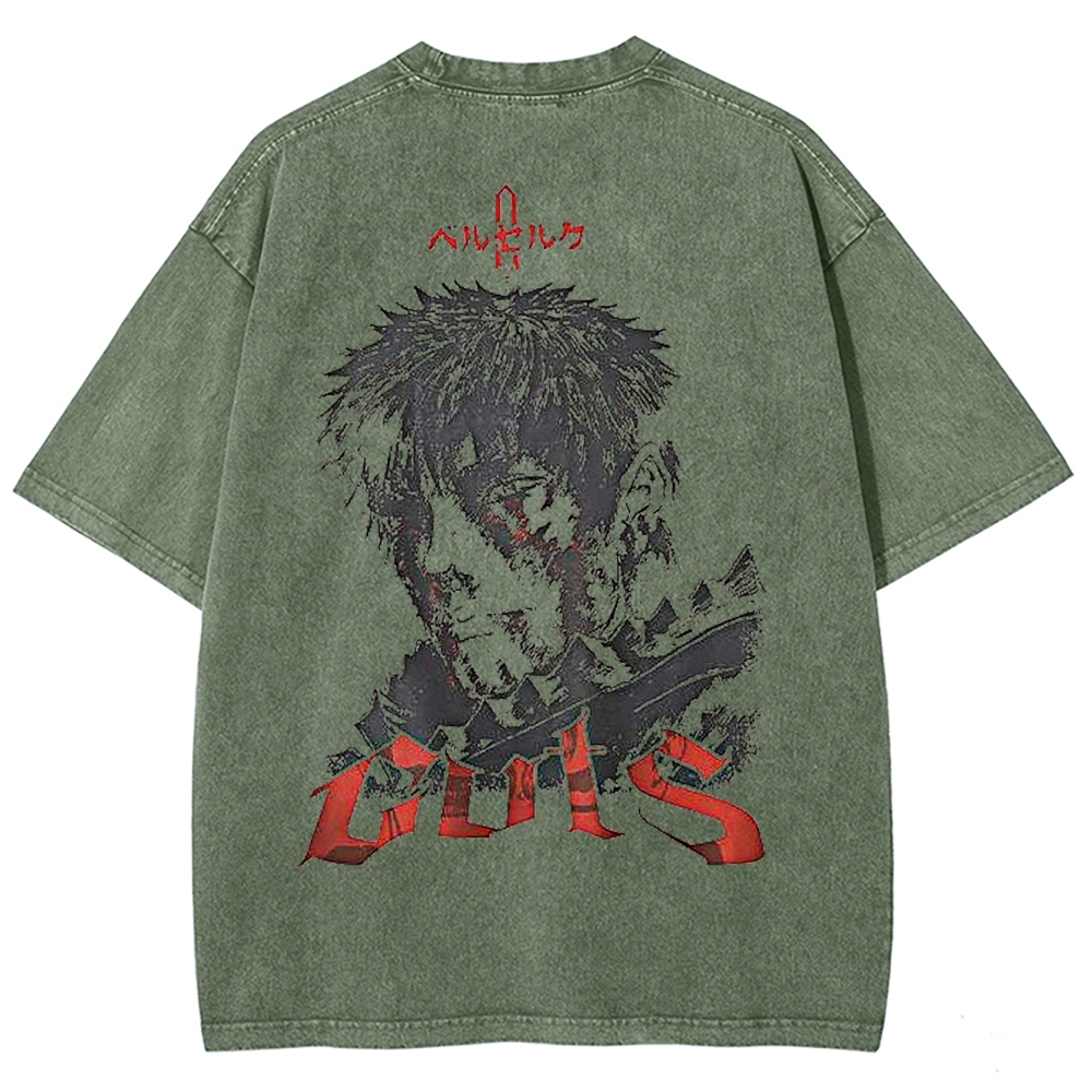 BERSERK Unisex Fit Washed T-Shirt 2502002353