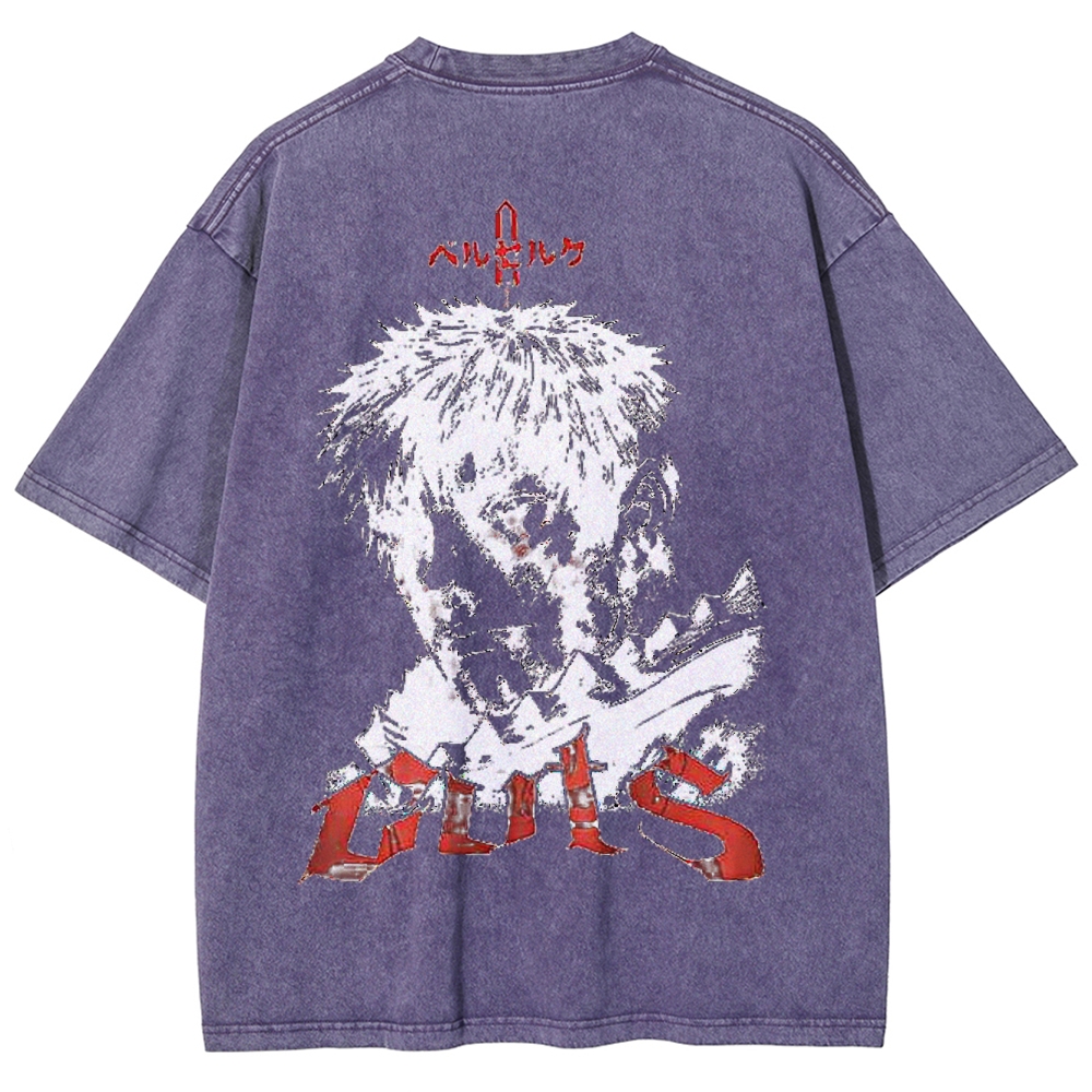 BERSERK Unisex Fit Washed T-Shirt 2502002353