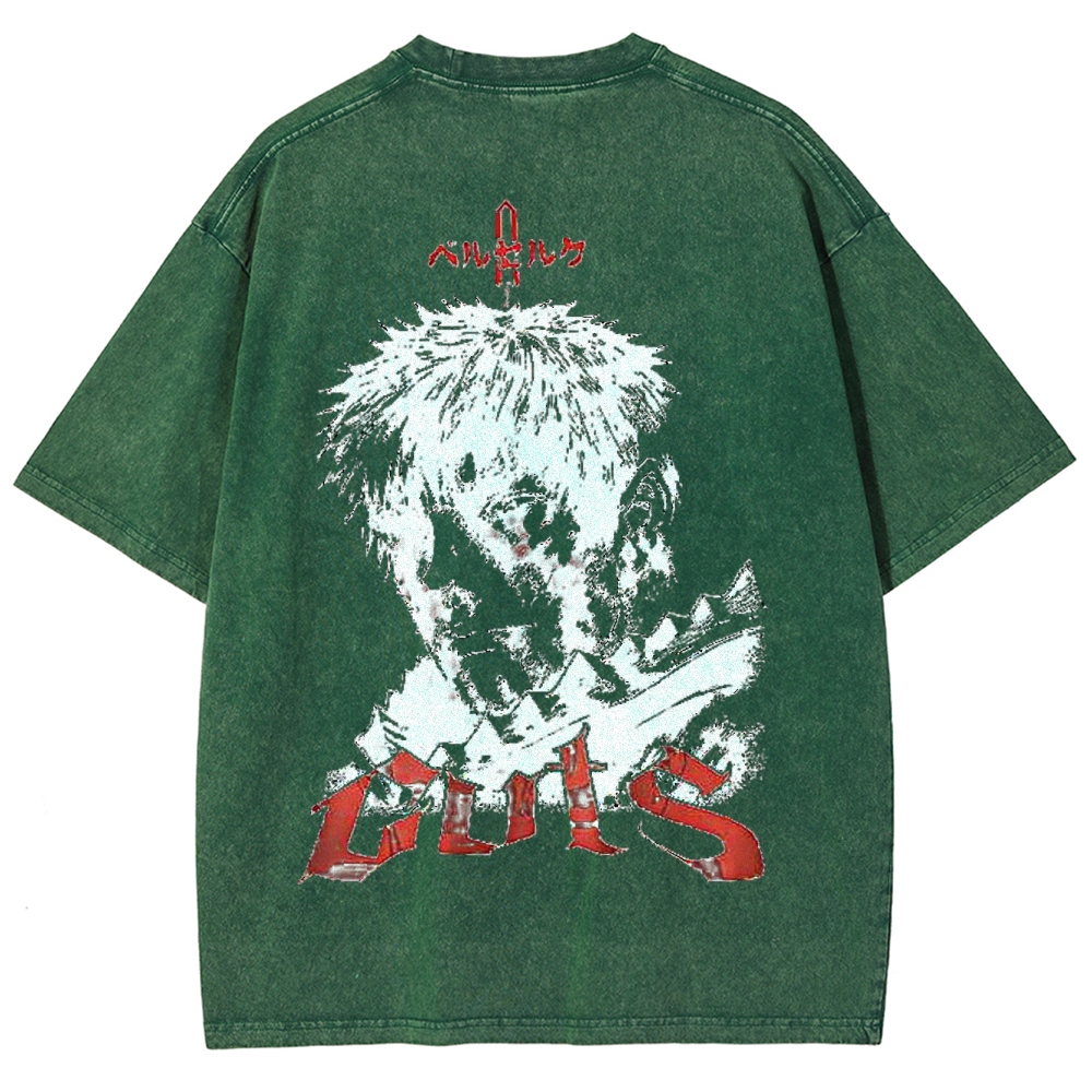 BERSERK Unisex Fit Washed T-Shirt 2502002353