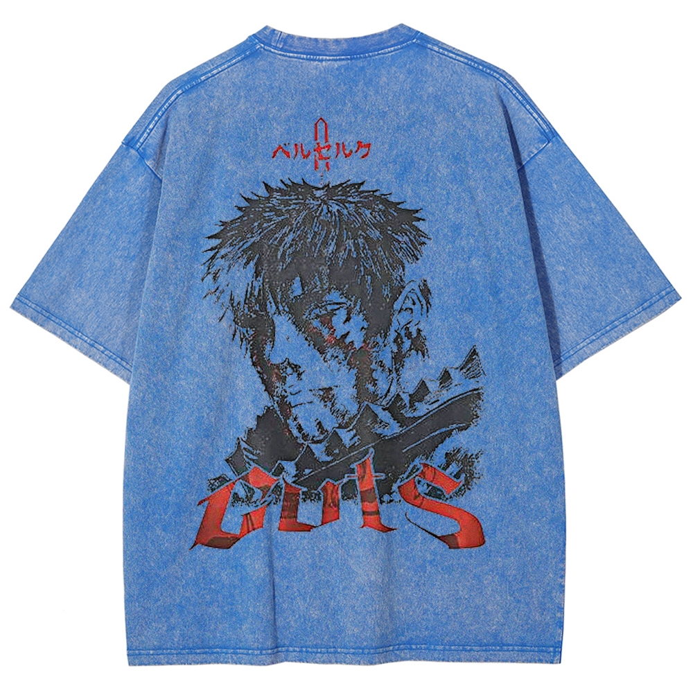 BERSERK Unisex Fit Washed T-Shirt 2502002353