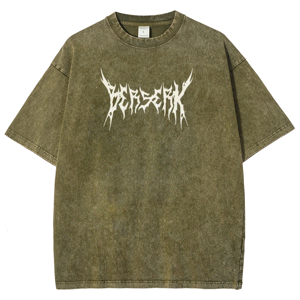 BERSERK Unisex Fit Washed T-Shirt 2502002356