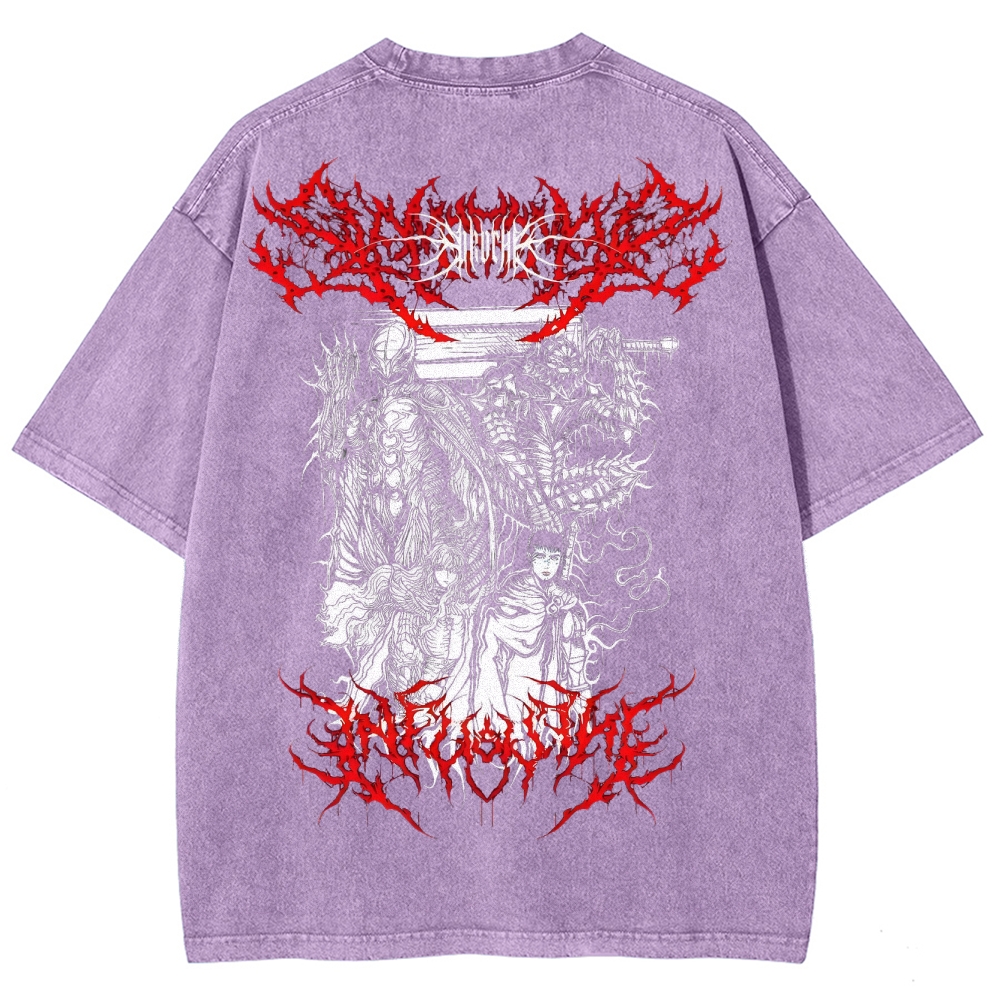 BERSERK Unisex Fit Washed T-Shirt 2502002366