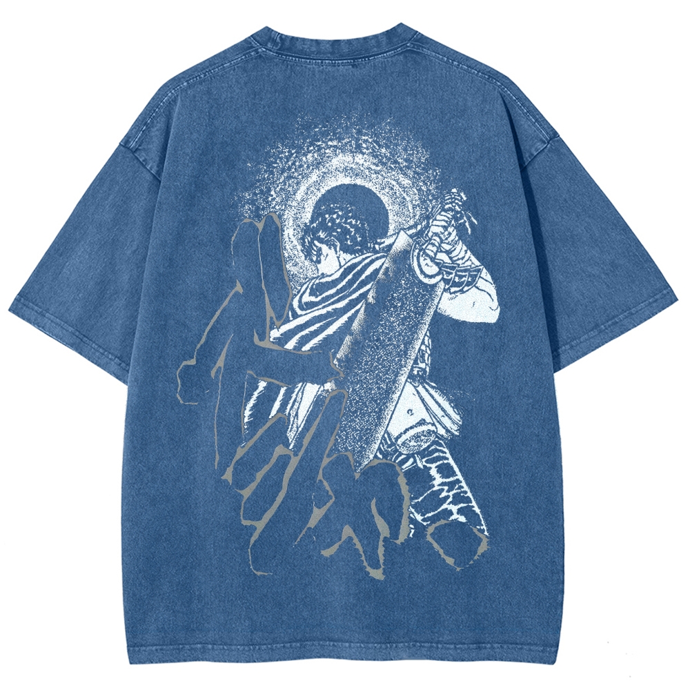 BERSERK Unisex Fit Washed T-Shirt 2502002484