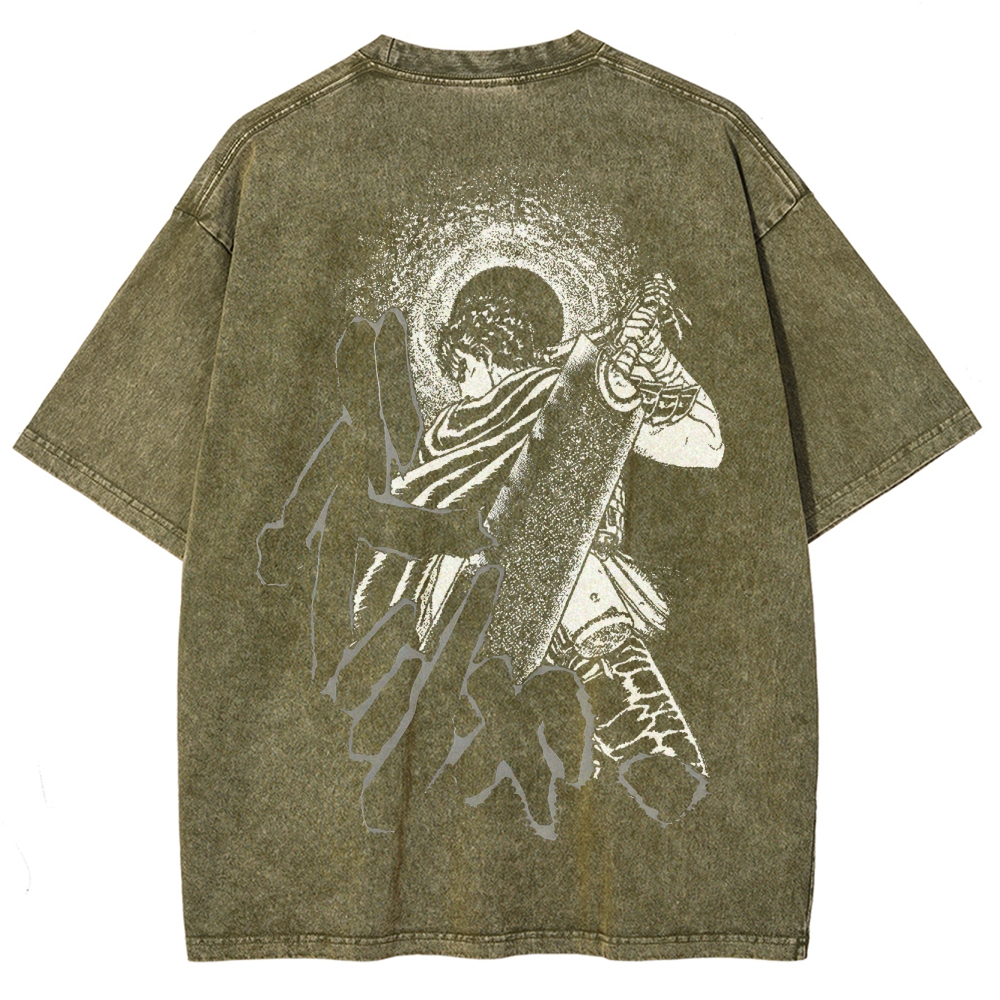 BERSERK Unisex Fit Washed T-Shirt 2502002484