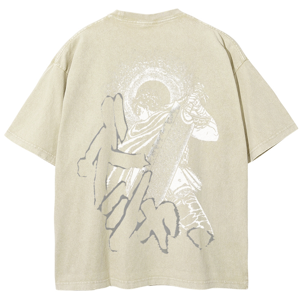 BERSERK Unisex Fit Washed T-Shirt 2502002484