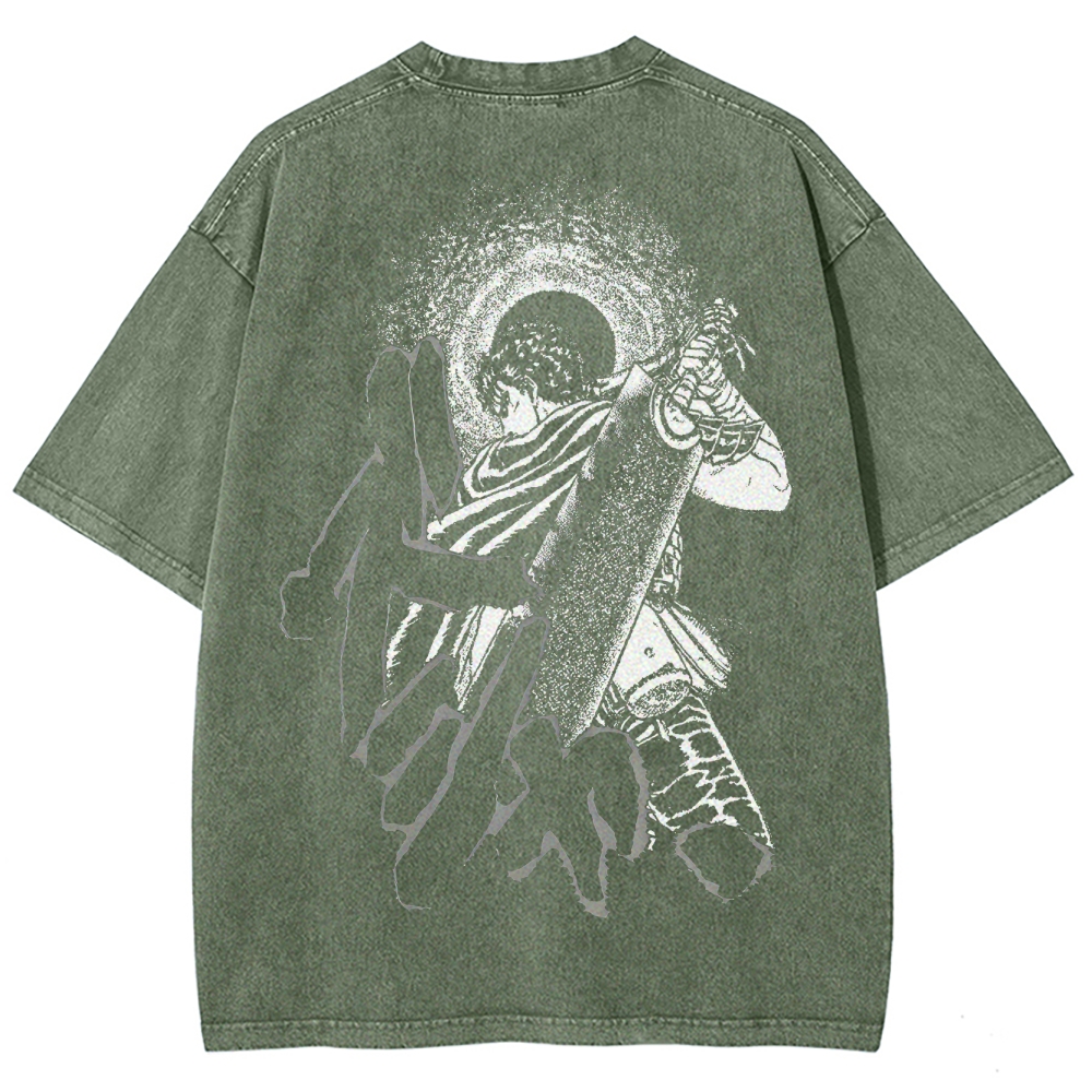 BERSERK Unisex Fit Washed T-Shirt 2502002484
