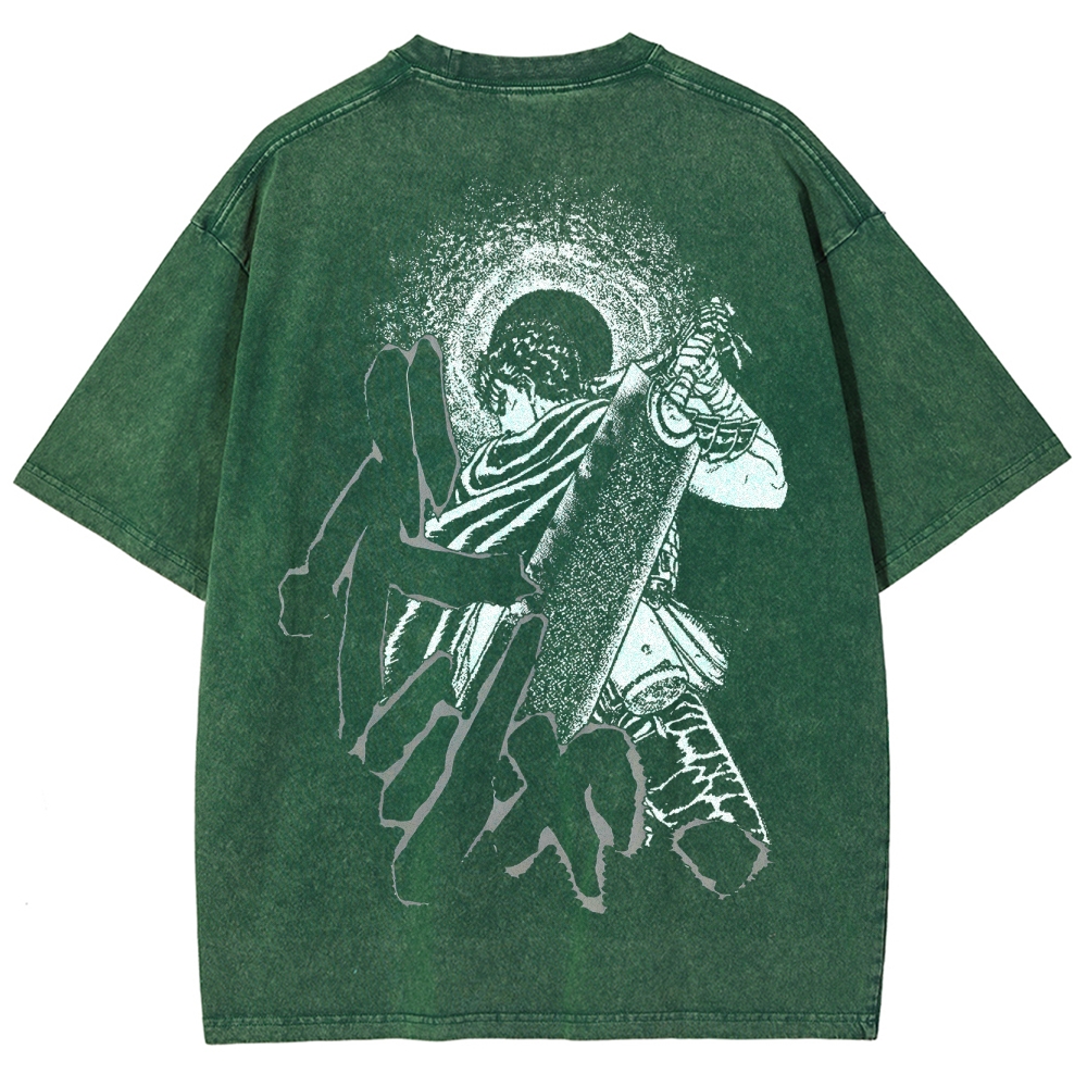 BERSERK Unisex Fit Washed T-Shirt 2502002484