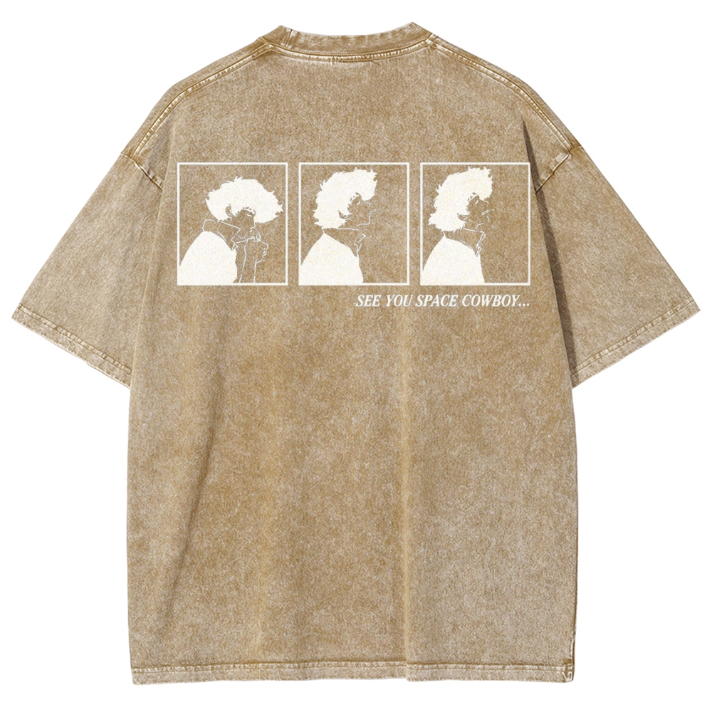 COWBOY BEBOP Unisex Fit Washed T-Shirt 2502002969