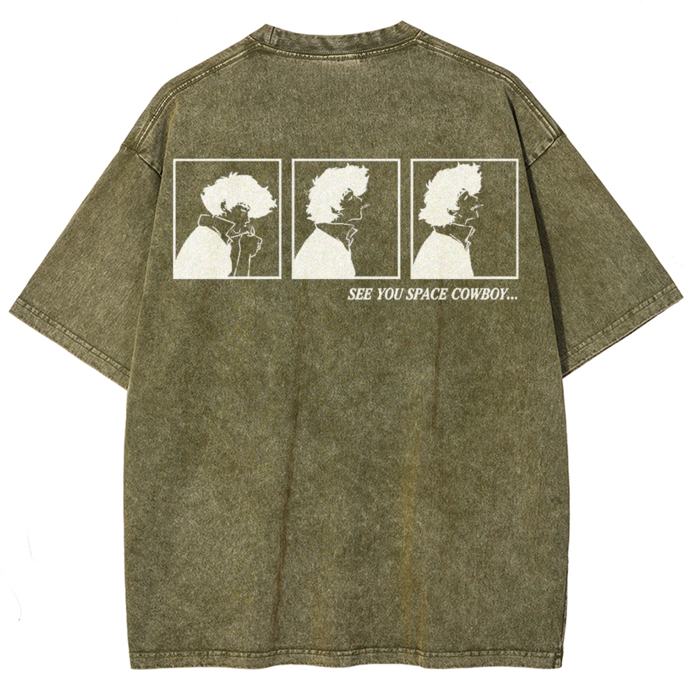 COWBOY BEBOP Unisex Fit Washed T-Shirt 2502002969