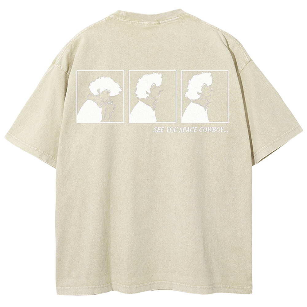 COWBOY BEBOP Unisex Fit Washed T-Shirt 2502002969