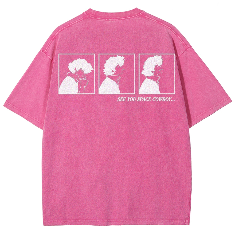 COWBOY BEBOP Unisex Fit Washed T-Shirt 2502002969