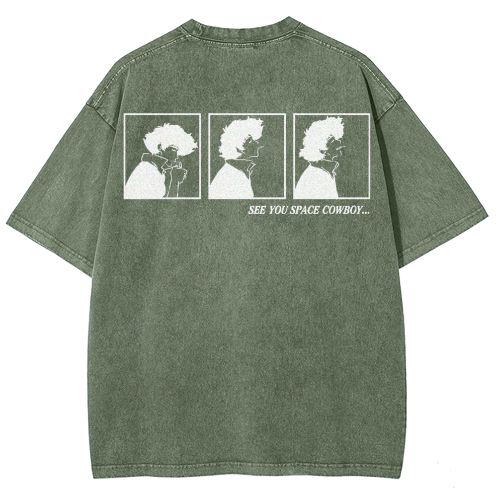 COWBOY BEBOP Unisex Fit Washed T-Shirt 2502002969