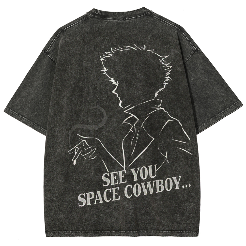COWBOY BEBOP Unisex Fit Washed T-Shirt 2502002982