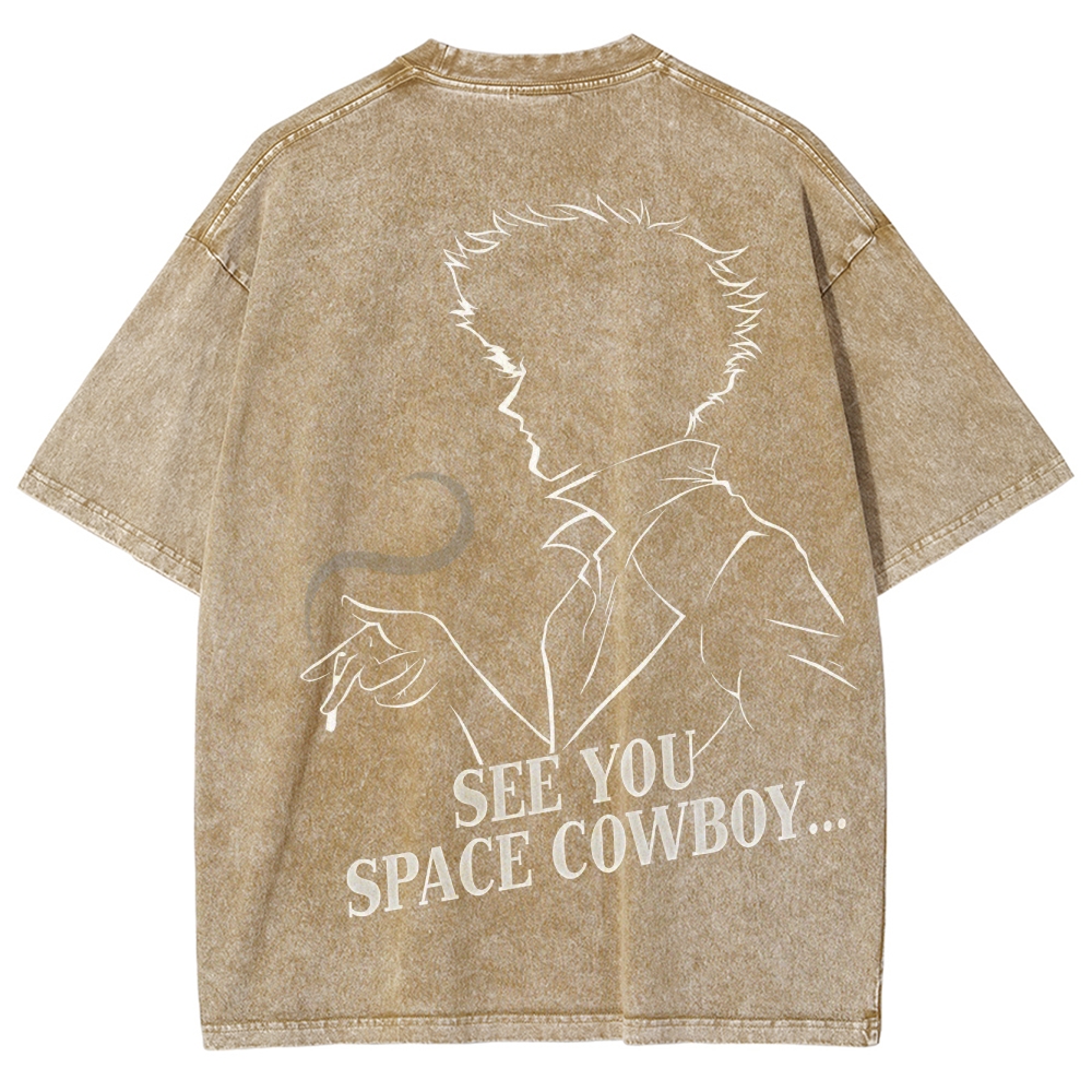 COWBOY BEBOP Unisex Fit Washed T-Shirt 2502002982