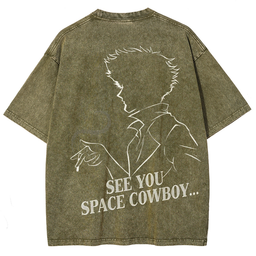 COWBOY BEBOP Unisex Fit Washed T-Shirt 2502002982