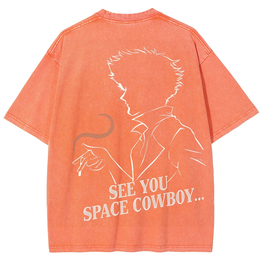 COWBOY BEBOP Unisex Fit Washed T-Shirt 2502002982