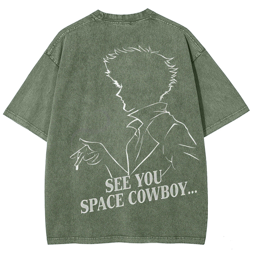 COWBOY BEBOP Unisex Fit Washed T-Shirt 2502002982