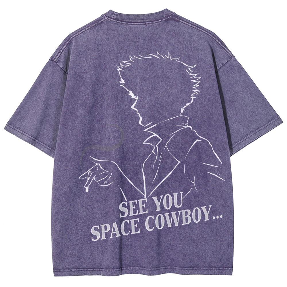 COWBOY BEBOP Unisex Fit Washed T-Shirt 2502002982