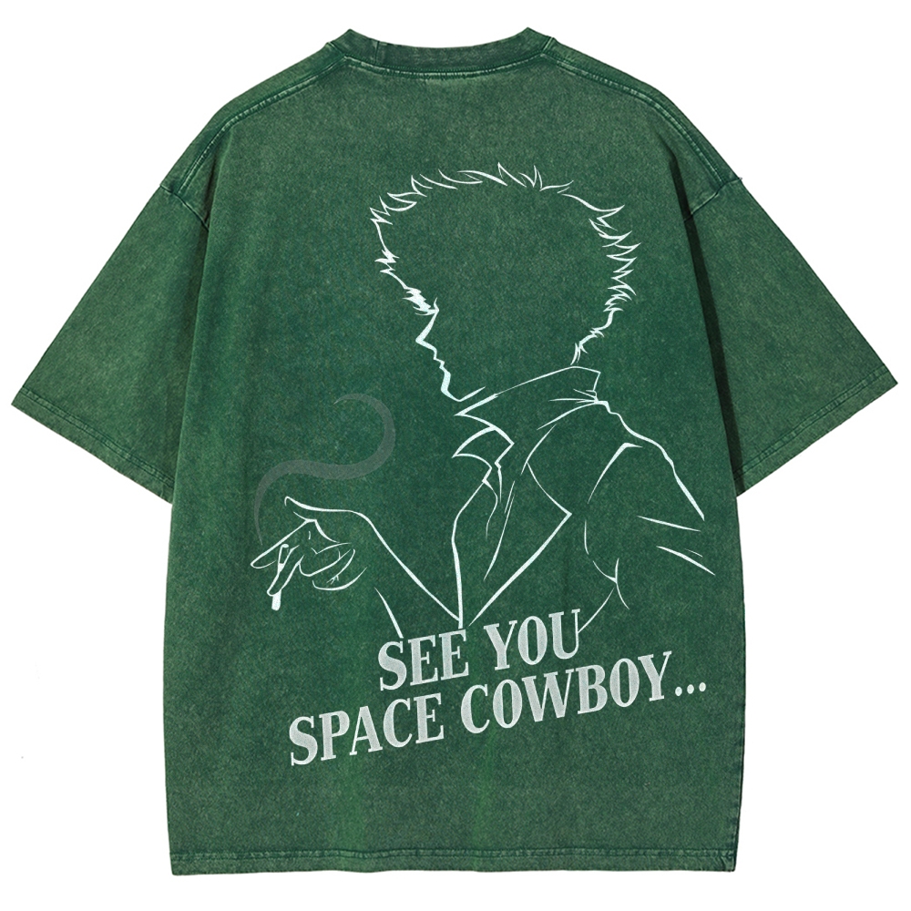 COWBOY BEBOP Unisex Fit Washed T-Shirt 2502002982