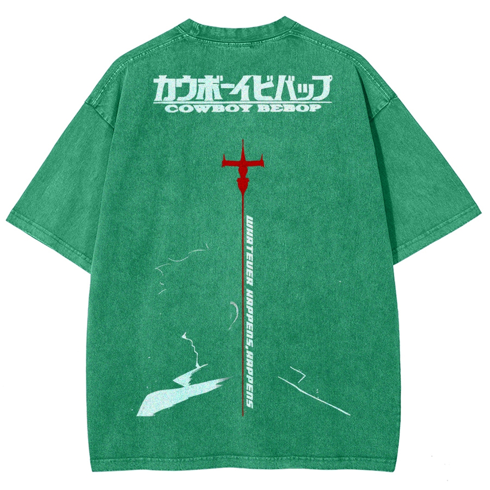 COWBOY BEBOP Unisex Fit Washed T-Shirt 2502002994