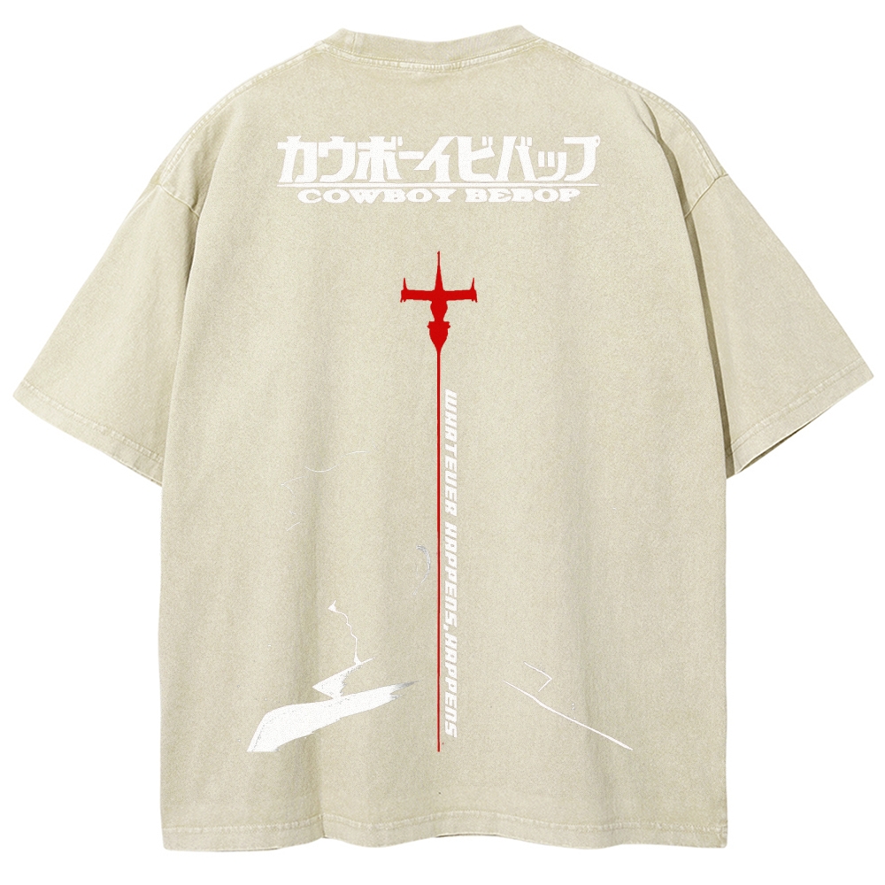 COWBOY BEBOP Unisex Fit Washed T-Shirt 2502002994