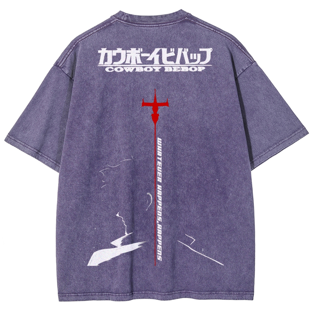 COWBOY BEBOP Unisex Fit Washed T-Shirt 2502002994