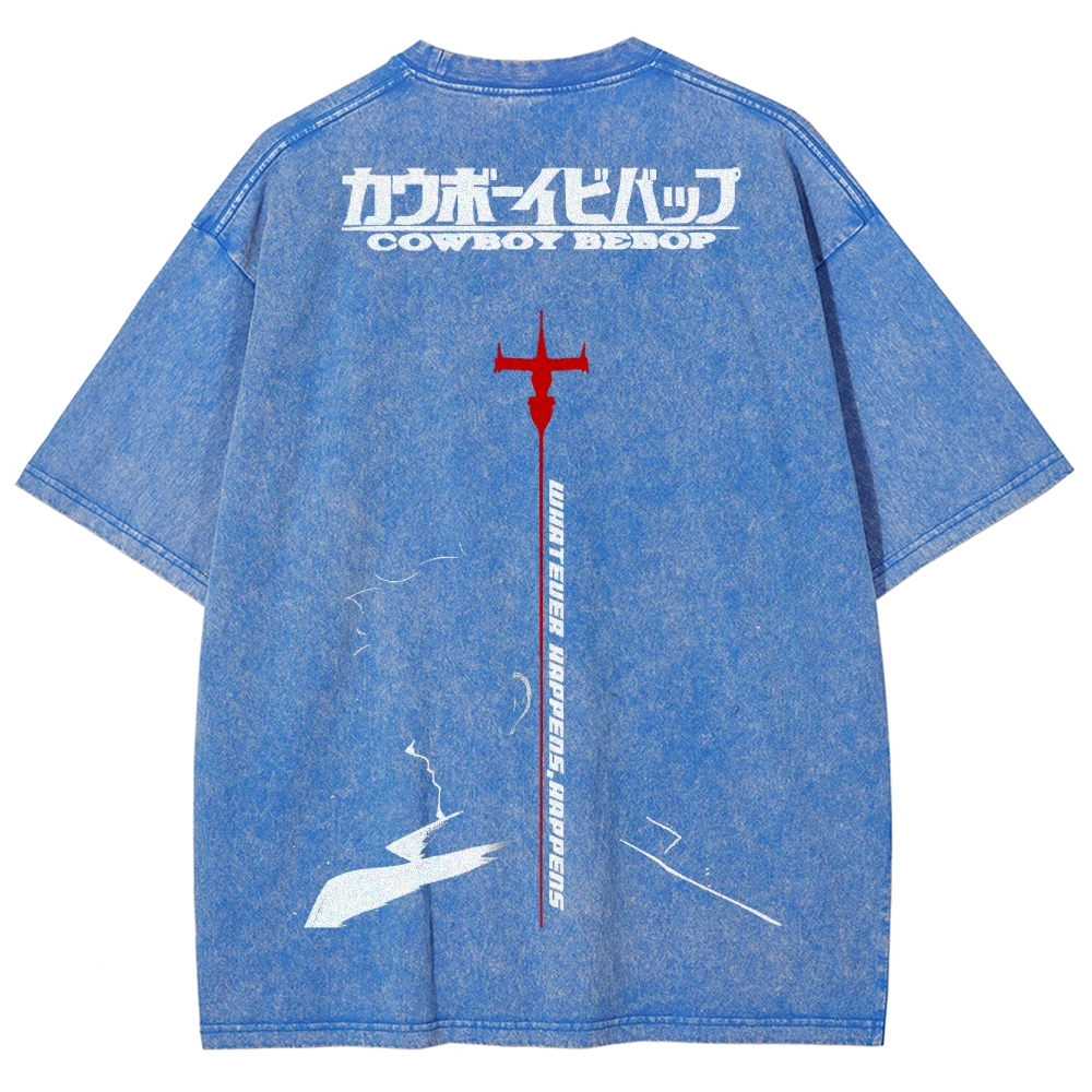 COWBOY BEBOP Unisex Fit Washed T-Shirt 2502002994