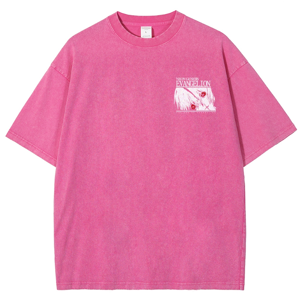 NEON GENESIS EVANGELION Unisex Fit Washed T-Shirt