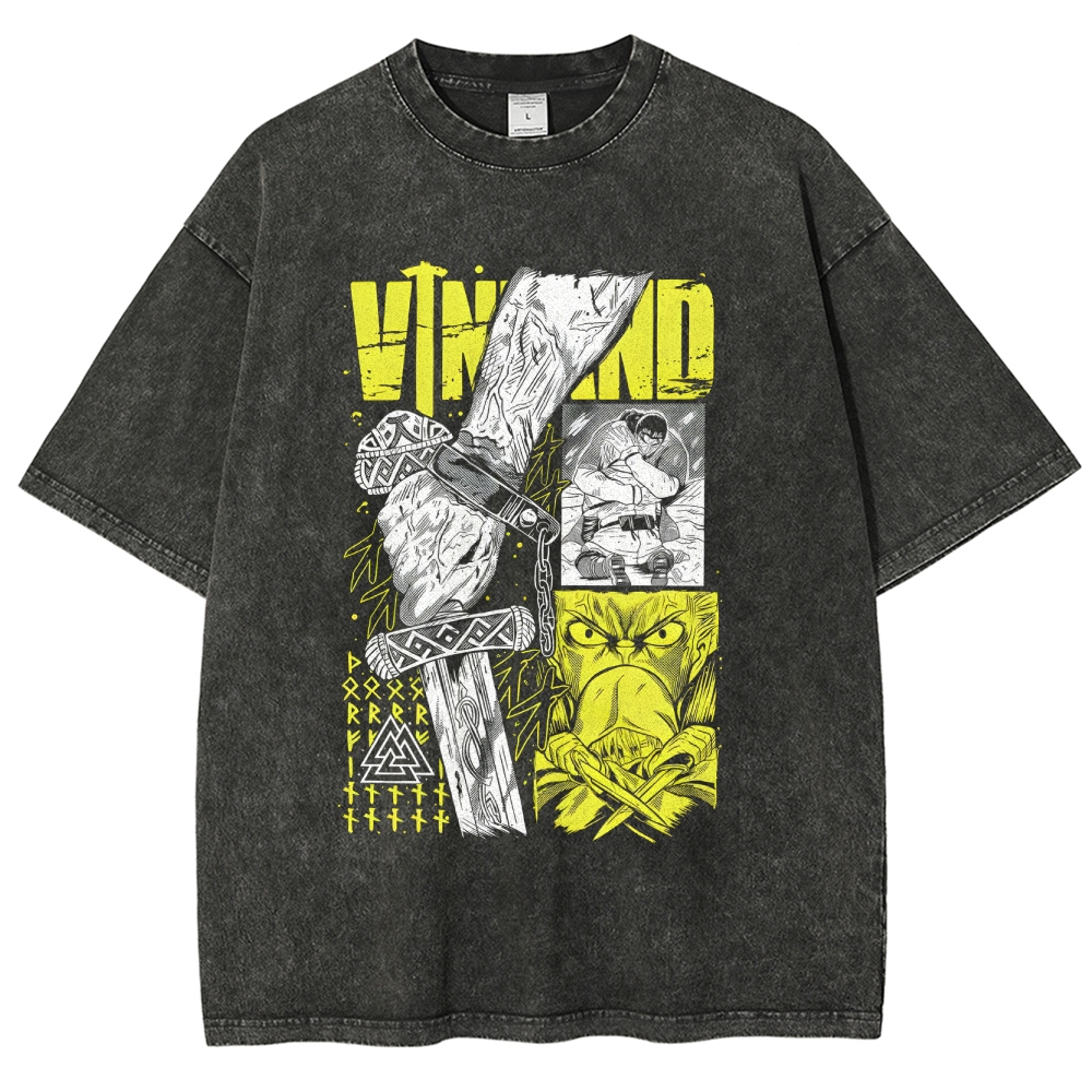 Vinland-Saga Unisex Fit Washed T-Shirt